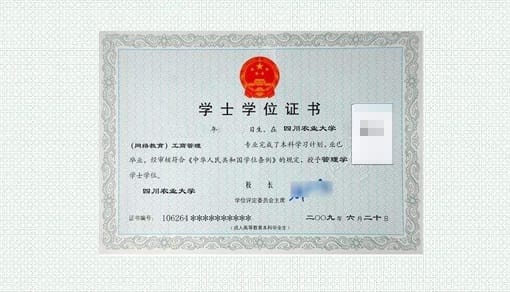 大专毕业证书